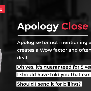 Apology close