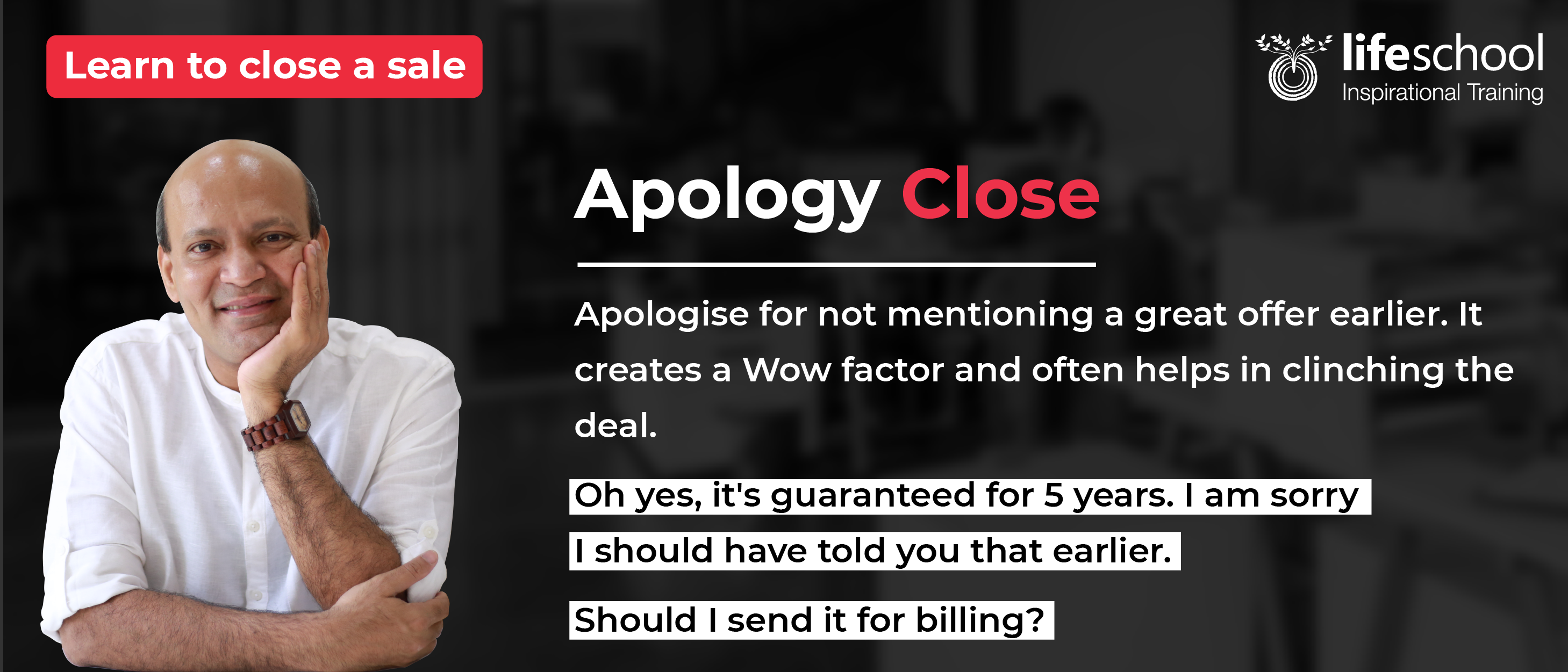 Apology Close
