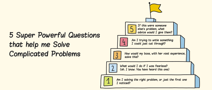 5 Super Powerful Questions that help me Solve Complicated Problems. Every Time.