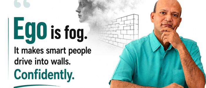 Ego is fog.