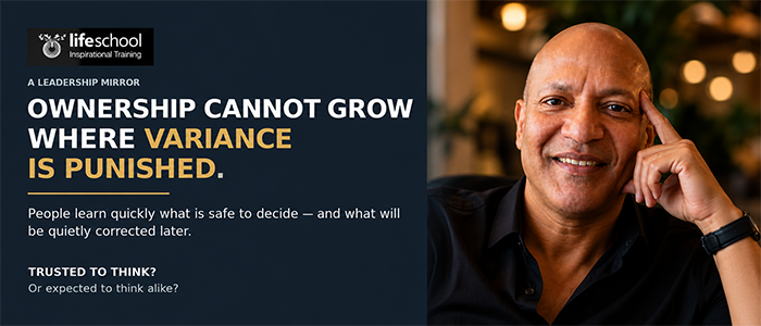 Why does every decision still end up coming back to leadership?
